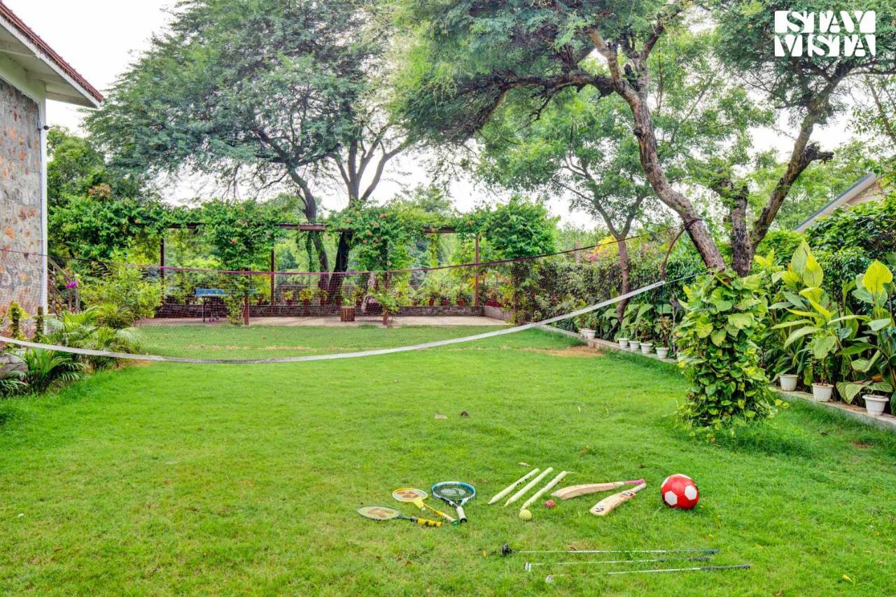Stayvista At Idyllic Farmhouse - A Glasshouse With Outdoor Pool Gurgaon Ngoại thất bức ảnh